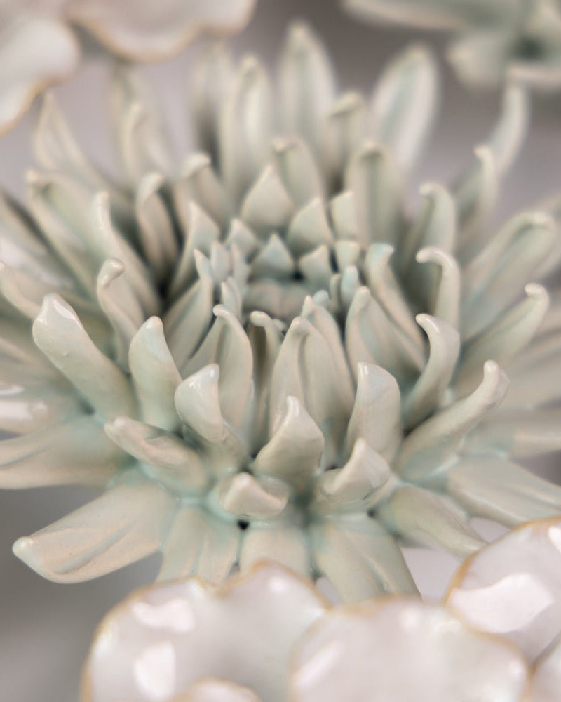 Ceramic Flower English Garden Curated Collection #4 - Chive UK Wholesale