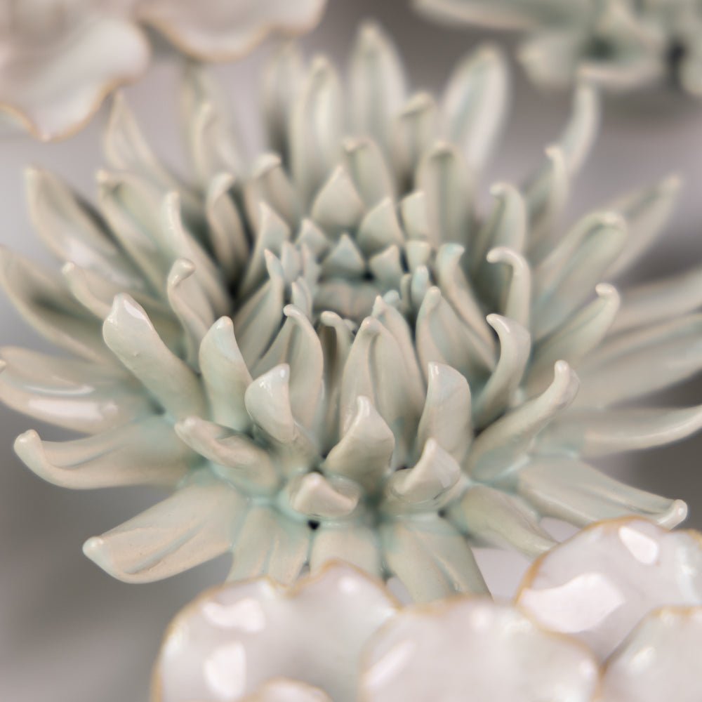 Ceramic Flower English Garden Curated Collection #4 - Chive UK Wholesale