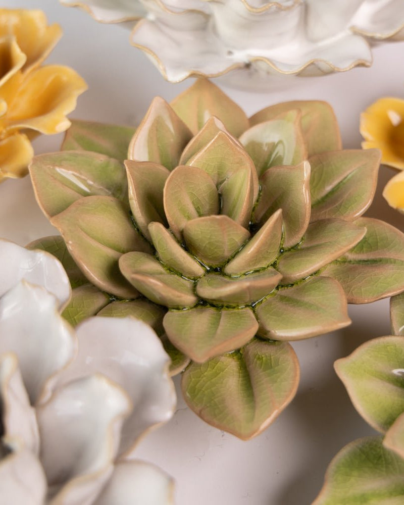 Ceramic Flower English Garden Curated Collection #5 - Chive UK Wholesale