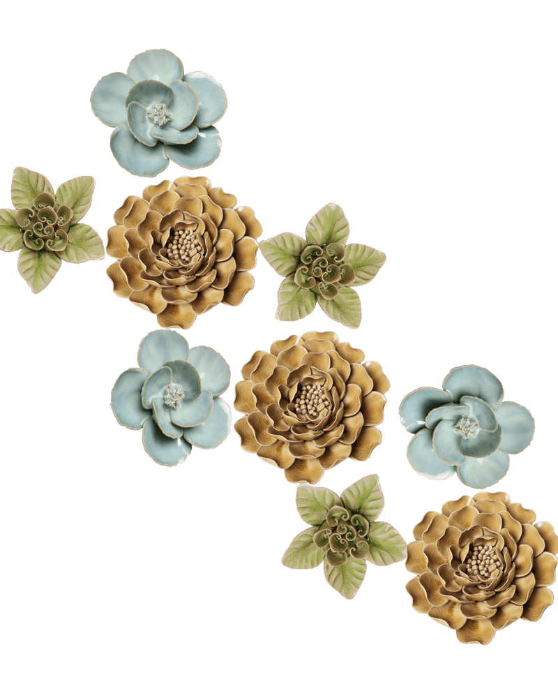 Ceramic Flower Collection 13 Caramel Flower - Chive UK Wholesale