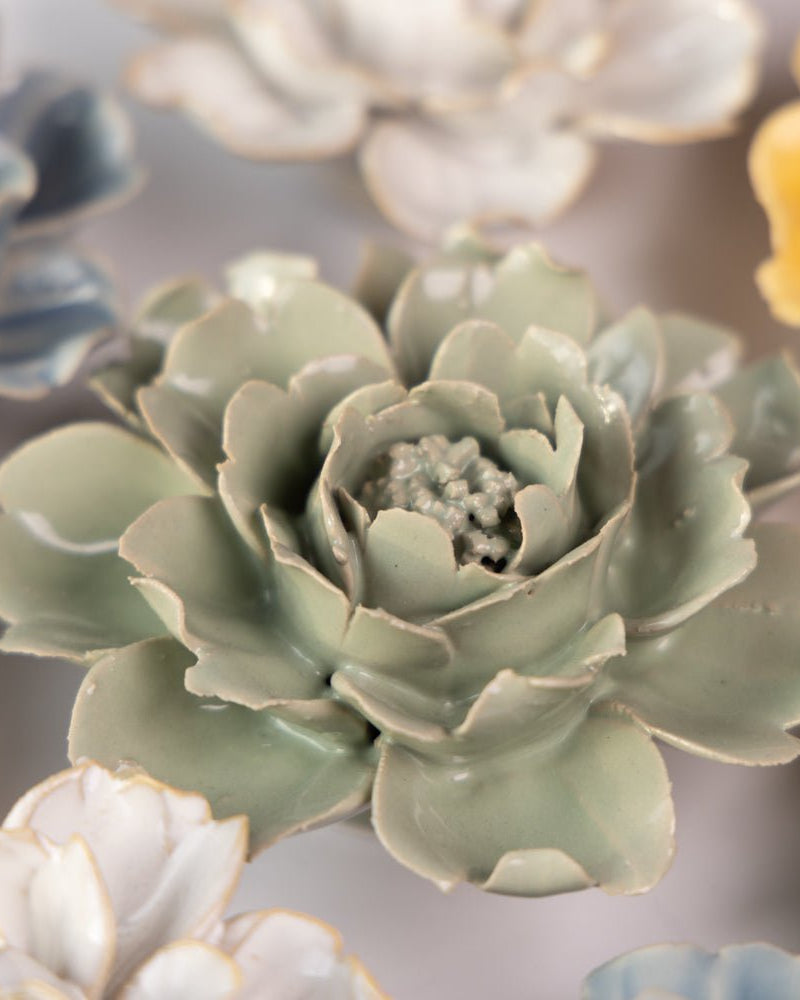 Ceramic Flower Collection 13 Blue Rose - Chive UK Wholesale