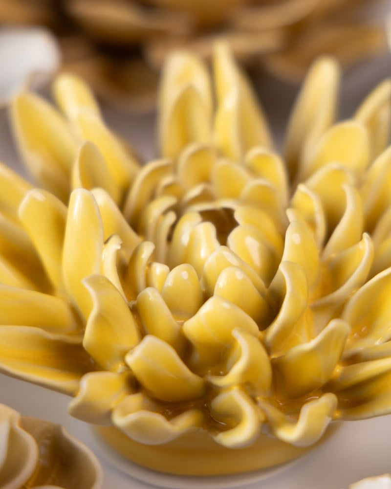Ceramic Flower Collection 13 Caramel Flower - Chive UK Wholesale