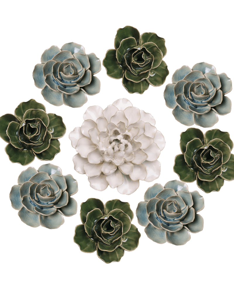 Ceramic Flower English Garden Curated Collection #11 - Chive UK Wholesale