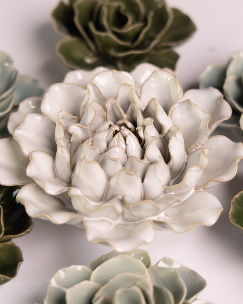 Ceramic Flower English Garden Curated Collection #11 - Chive UK Wholesale