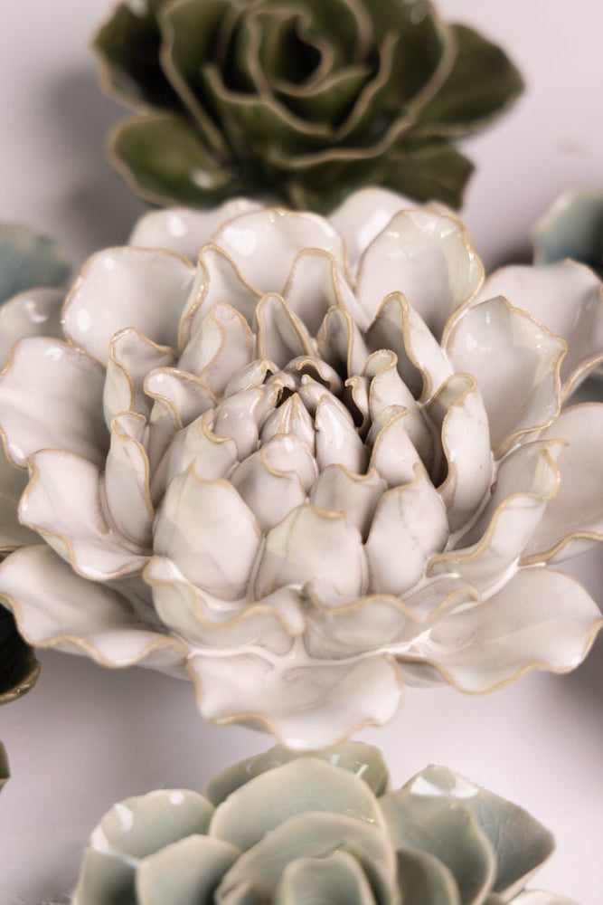 Ceramic Flower English Garden Curated Collection #11 - Chive UK Wholesale