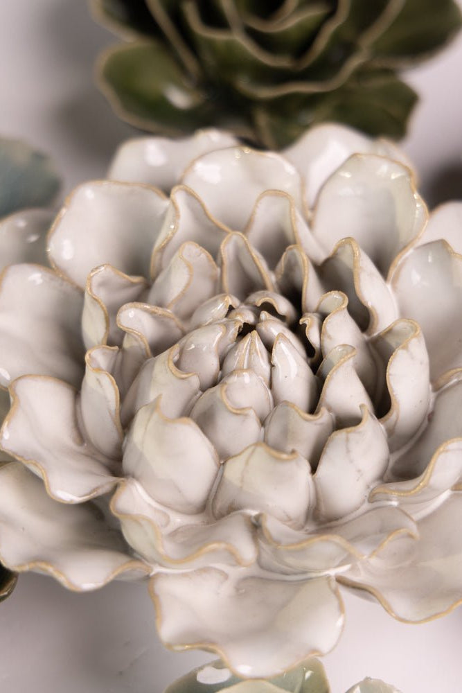Ceramic Flower English Garden Curated Collection #11 - Chive UK Wholesale