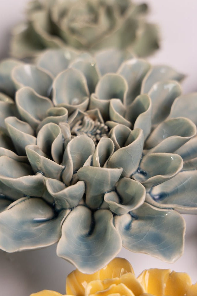Ceramic Flower Collection 13 Blue Rose - Chive UK Wholesale