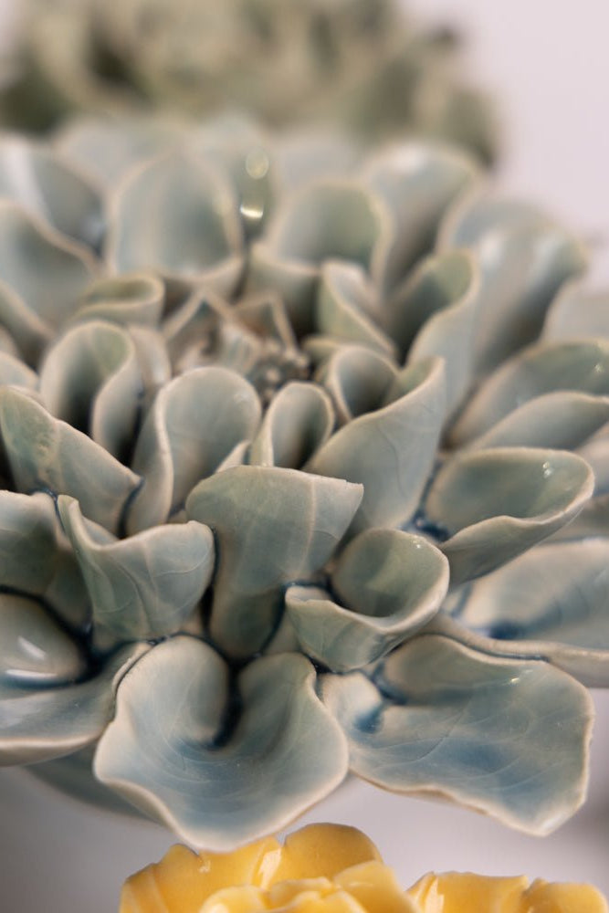 Ceramic Flower Collection 13 Caramel Flower - Chive UK Wholesale