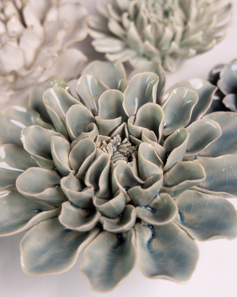 Ceramic Flower Collection 13 Blue Rose - Chive UK Wholesale