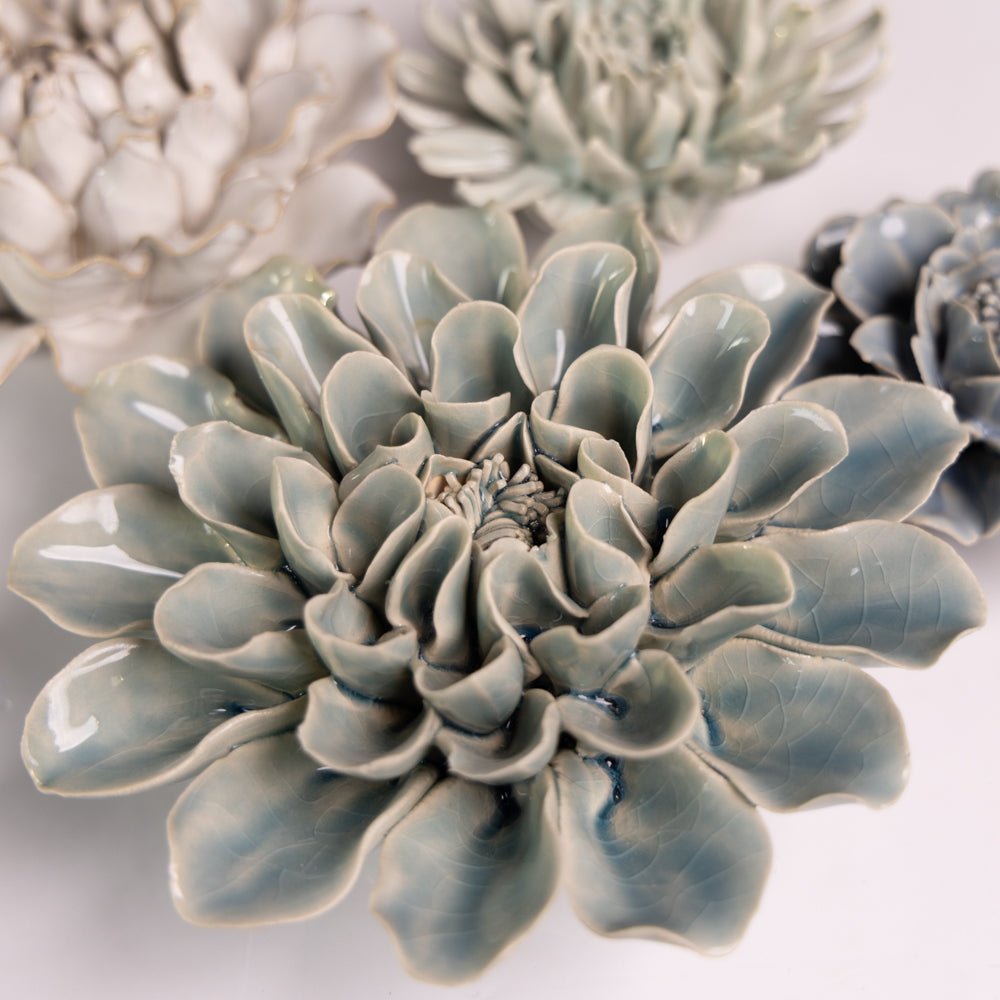 Ceramic Flower Collection 13 Blue Rose - Chive UK Wholesale