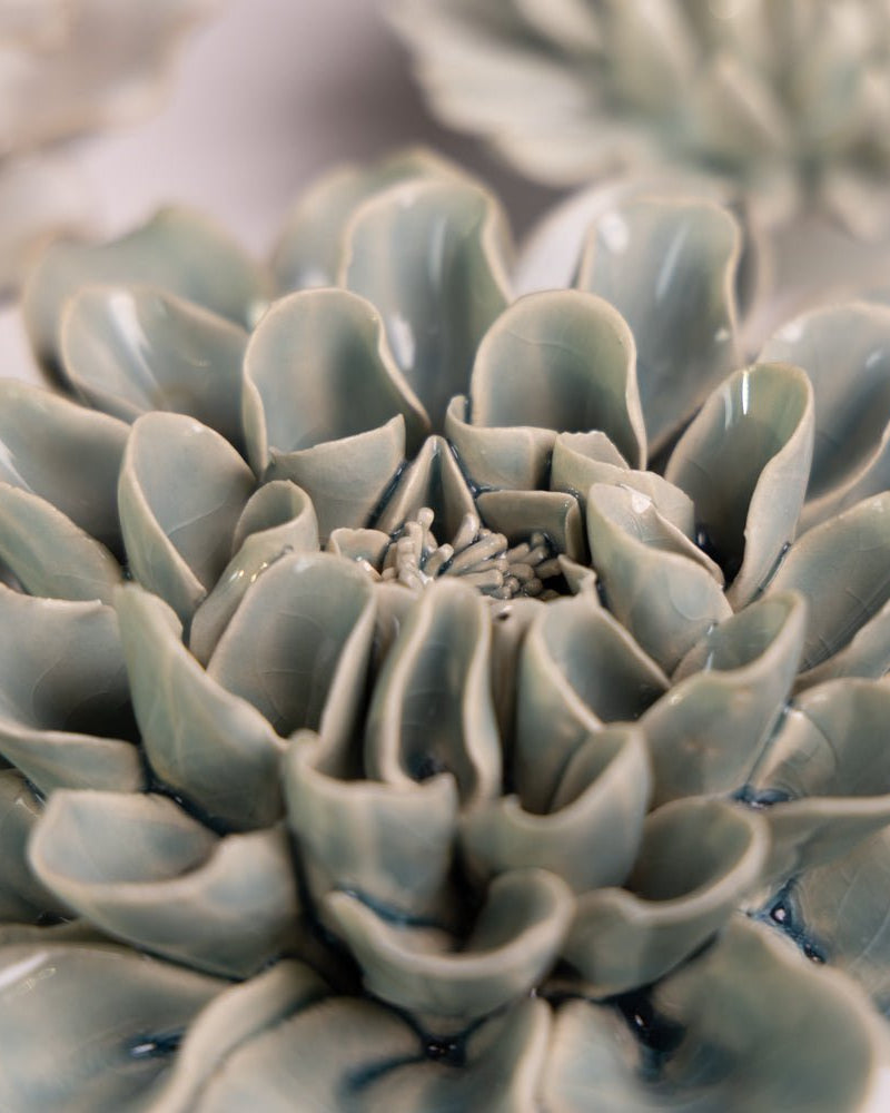 Ceramic Flower Collection 13 Blue Rose - Chive UK Wholesale