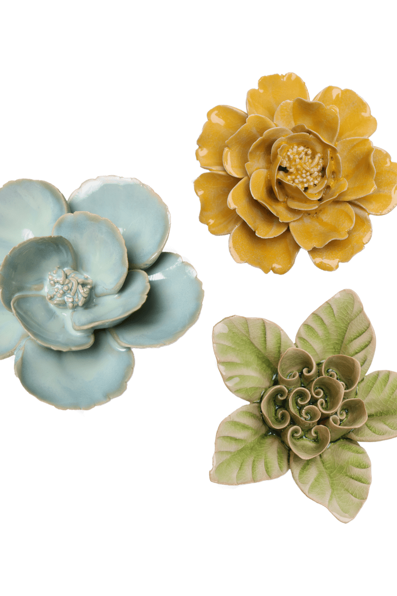 Ceramic Flower English Garden Curated Collection #16 - Chive UK Wholesale