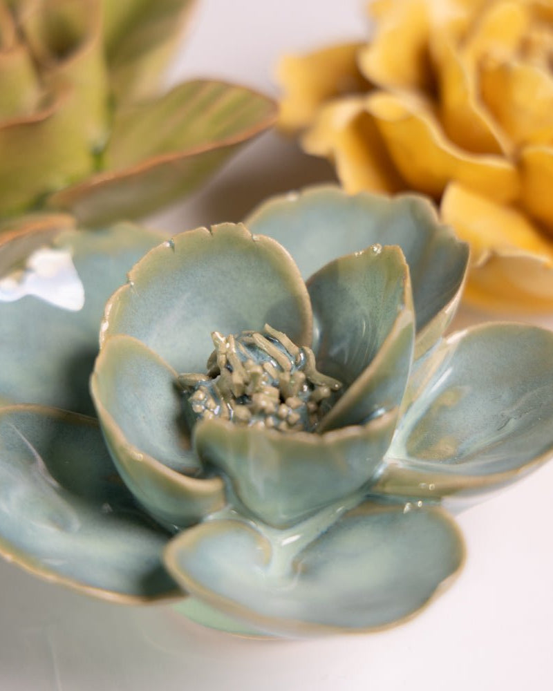 Ceramic Flower English Garden Curated Collection #16 - Chive UK Wholesale