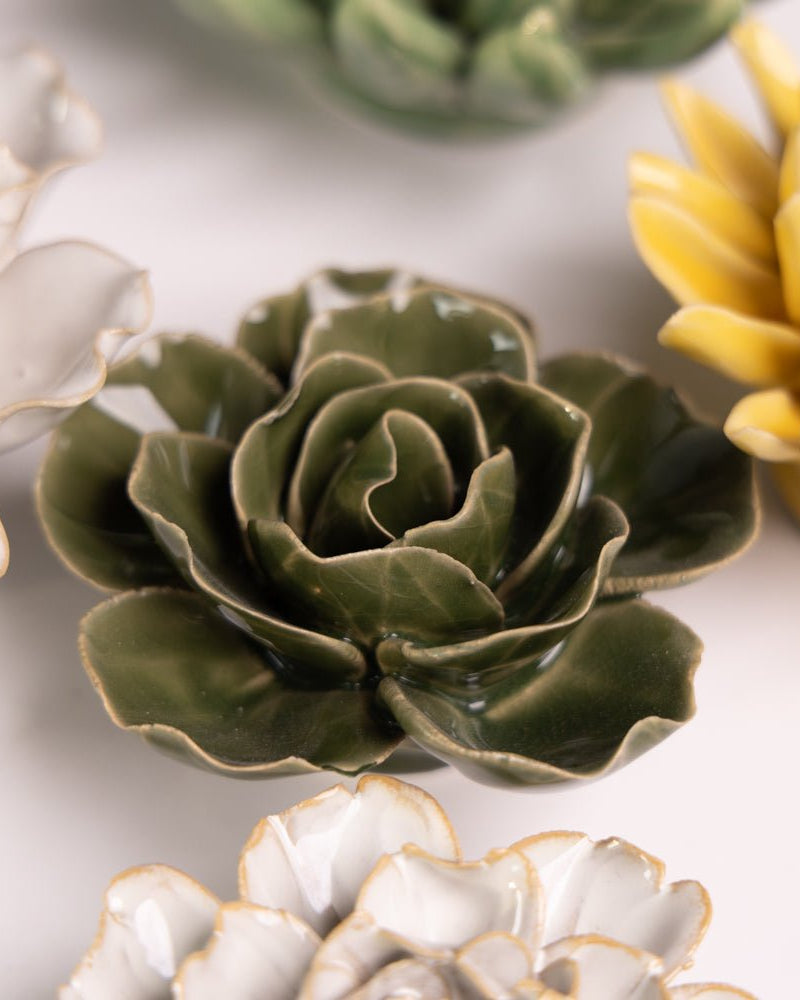 Ceramic Flower English Garden Curated Collection #18 - Chive UK Wholesale