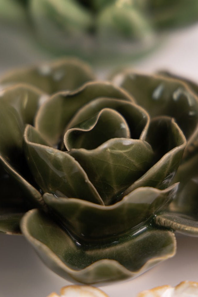 Ceramic Flower English Garden Curated Collection #18 - Chive UK Wholesale