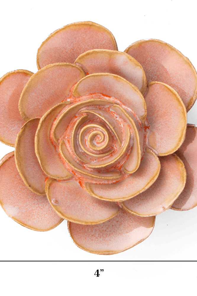 France Ceramic Flower Pink Ranunculus - Chive UK Wholesale