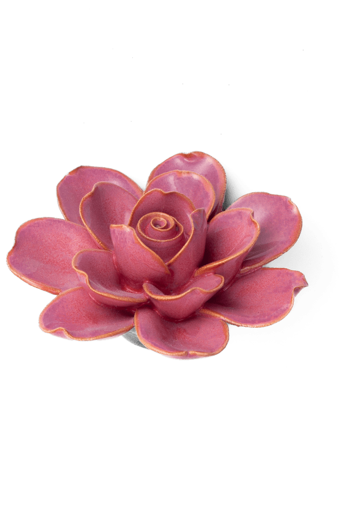 France Ceramic Flower Pink Gardenia - Chive UK Wholesale