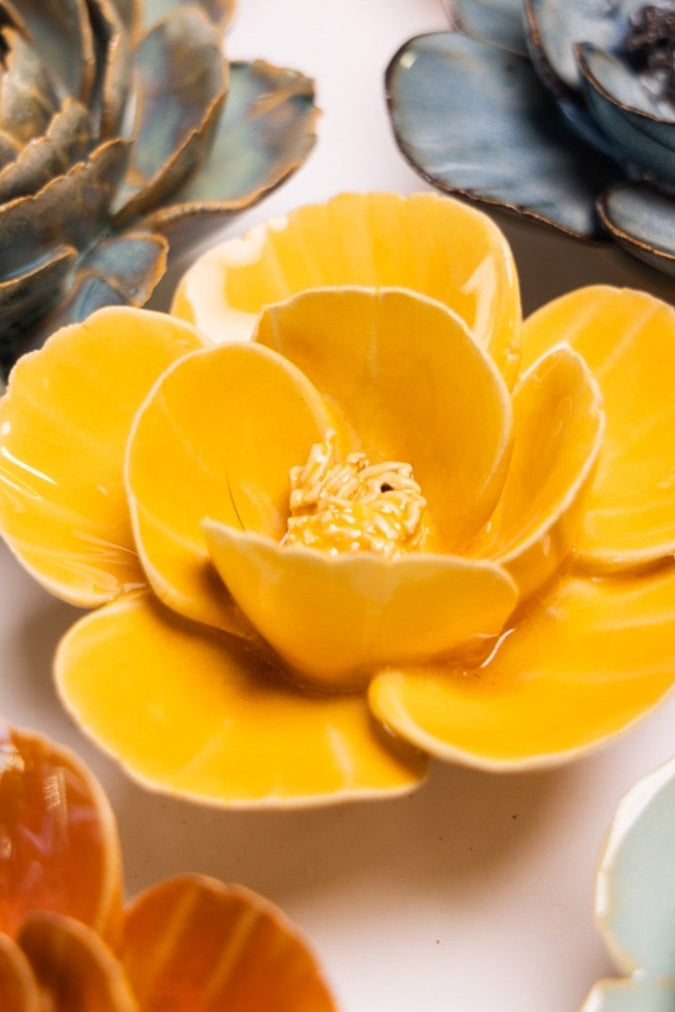 FR06 Burnt Yellow Poppy - Chive UK Wholesale