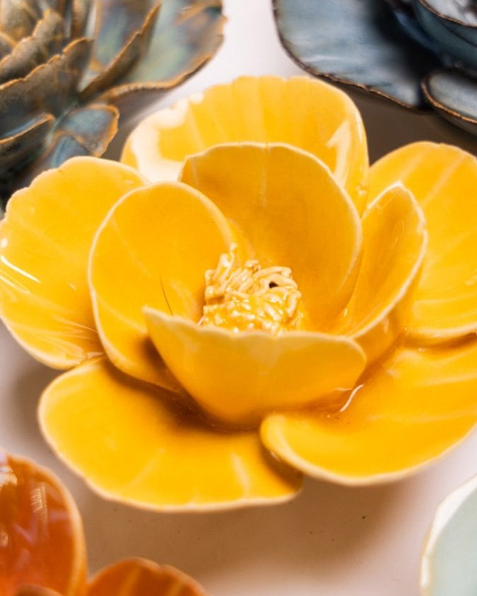 FR06 Burnt Yellow Poppy - Chive UK Wholesale