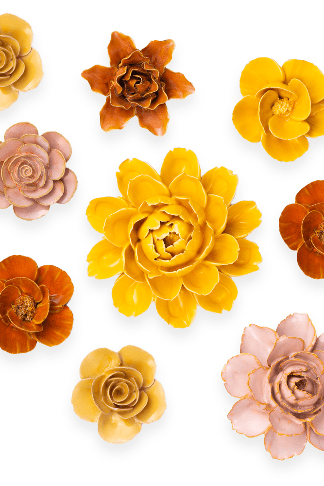 Ceramic Flower France Curated Collection #2 - Chive UK Wholesale