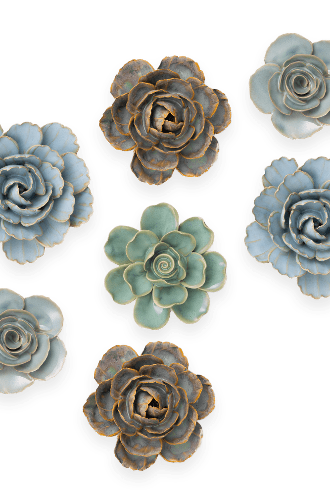 Ceramic Flower France Curated Collection #4 - Chive UK Wholesale