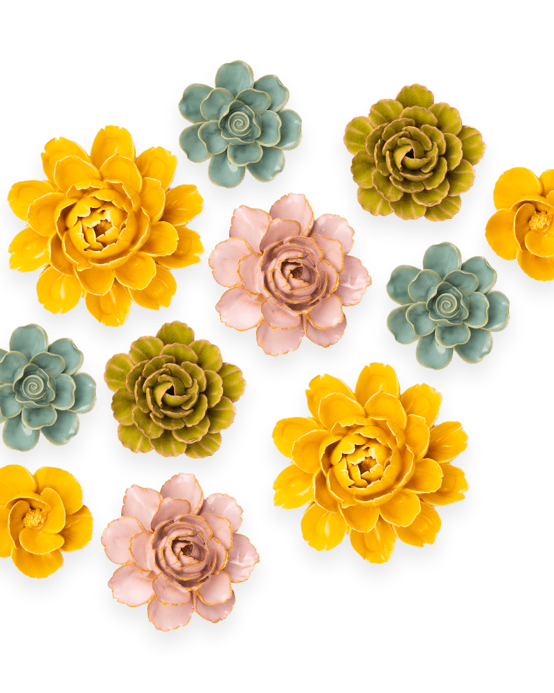 Ceramic Flower France Curated Collection #7 - Chive UK Wholesale