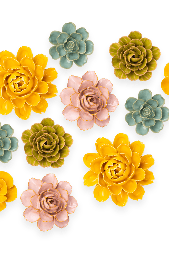 Ceramic Flower France Curated Collection #7 - Chive UK Wholesale