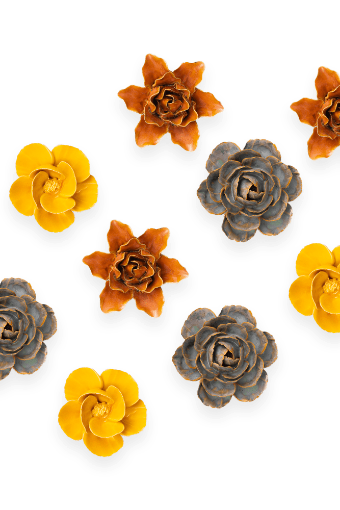 Ceramic Flower France Curated Collection #15 - Chive UK Wholesale