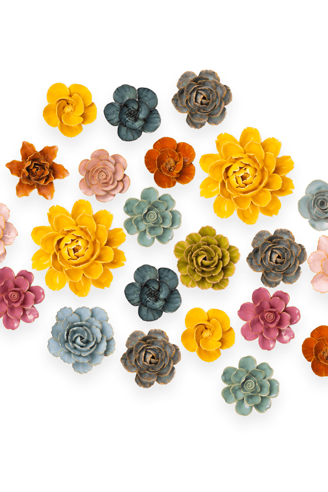 Ceramic Flower France Curated Collection #20 - Chive UK Wholesale