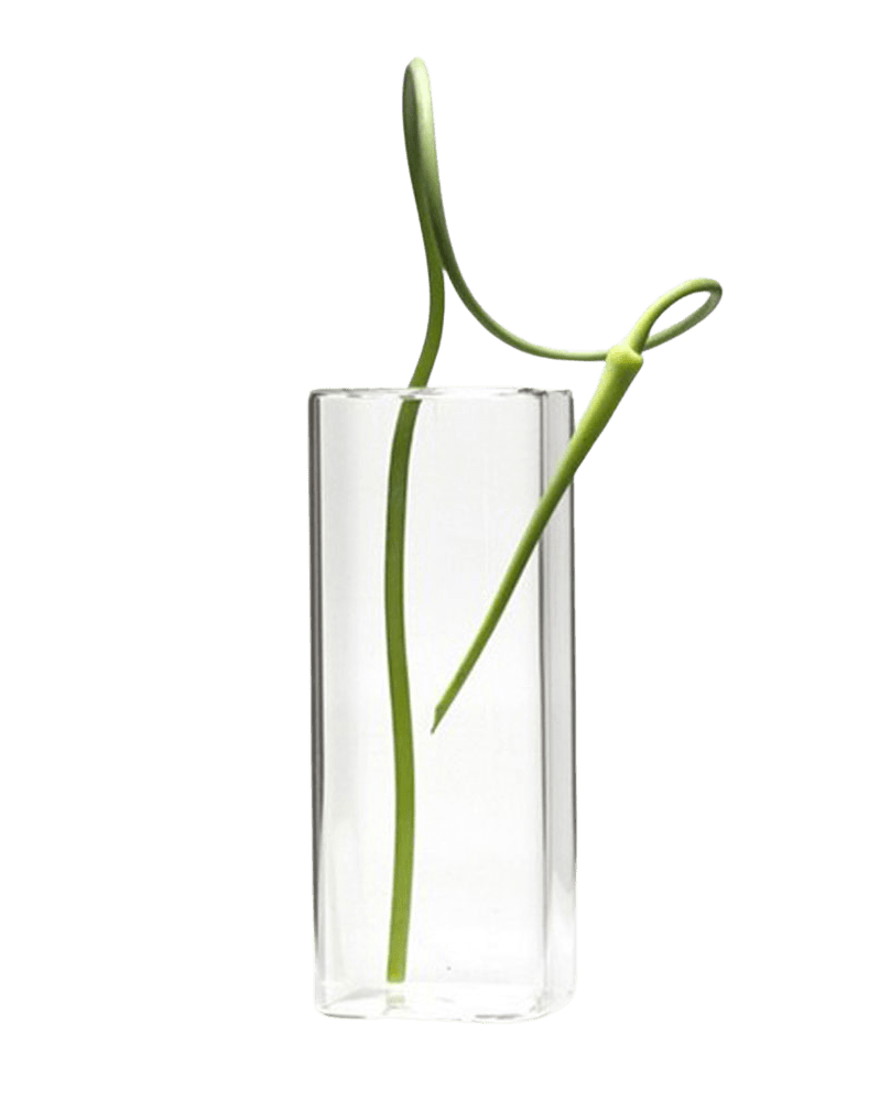 Cube Glass Modern Clear Flower Vase - Chive UK Wholesale