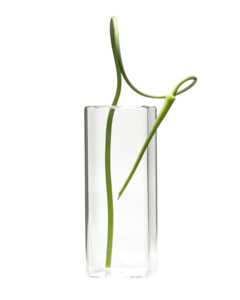Cube Glass Modern Clear Flower Vase - Chive UK Wholesale