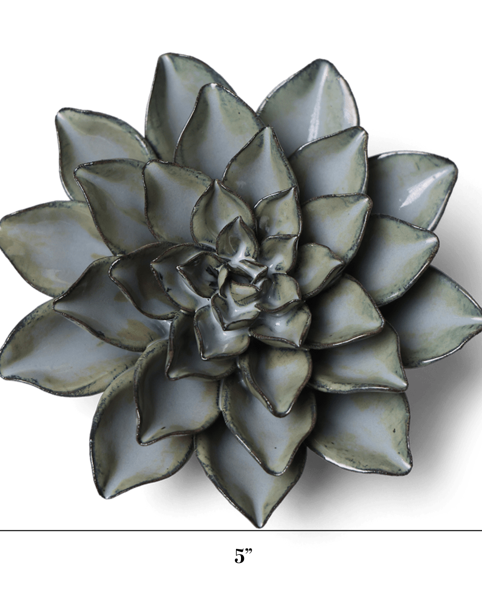 Japan Ceramic Flower Dusk Blue Daisy - Chive UK Wholesale