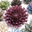 Japan Ceramic Flower Lilac Pom Pom Dahlia - Chive UK Wholesale