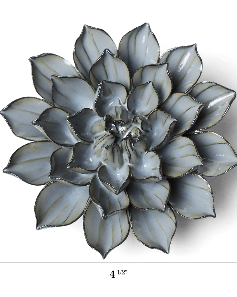 Japan Ceramic Flower Aqua Black Daisy - Chive UK Wholesale