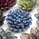 Japan Ceramic Flower Blue Grey Pom Pom Dahlia - Chive UK Wholesale
