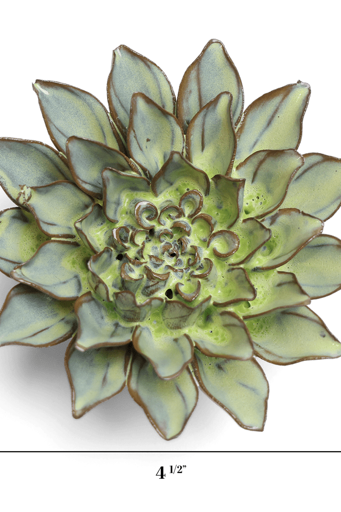 Japan Ceramic Flower Green Aster - Chive UK Wholesale