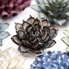 Japan Ceramic Flower Cream Succulent - Chive UK Wholesale