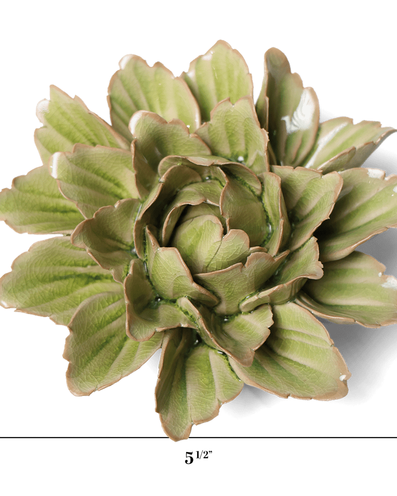 Japan Ceramic Flower Mint Tree Peony - Chive UK Wholesale