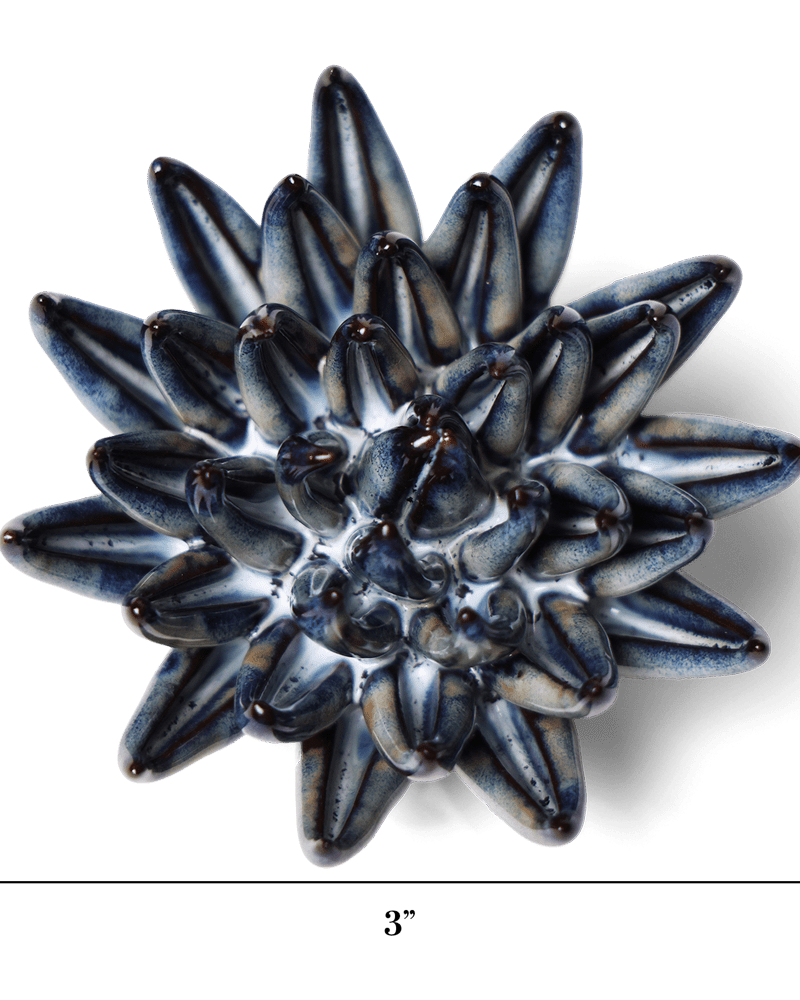 Japan Ceramic Flower Black Cactus Flower - Chive UK Wholesale