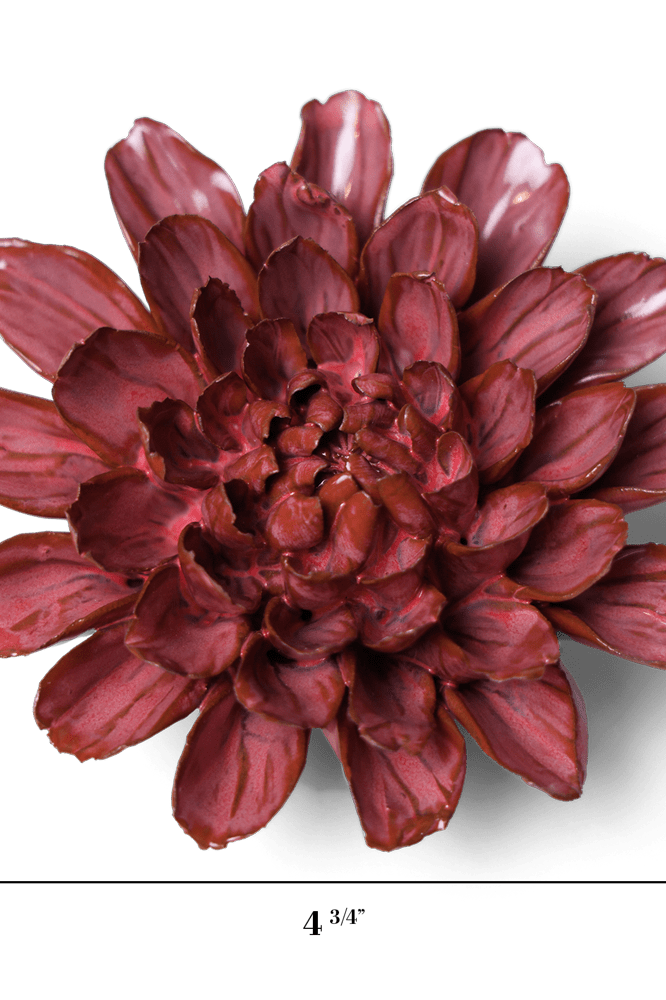 Japan Ceramic Flower Pink Dahlia - Chive UK Wholesale