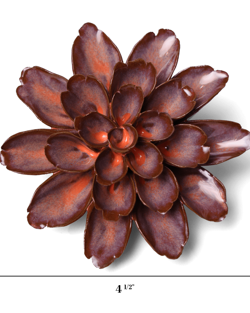 Japan Ceramic Flower Rust Daisy - Chive UK Wholesale