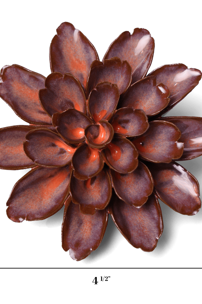 Japan Ceramic Flower Rust Daisy - Chive UK Wholesale
