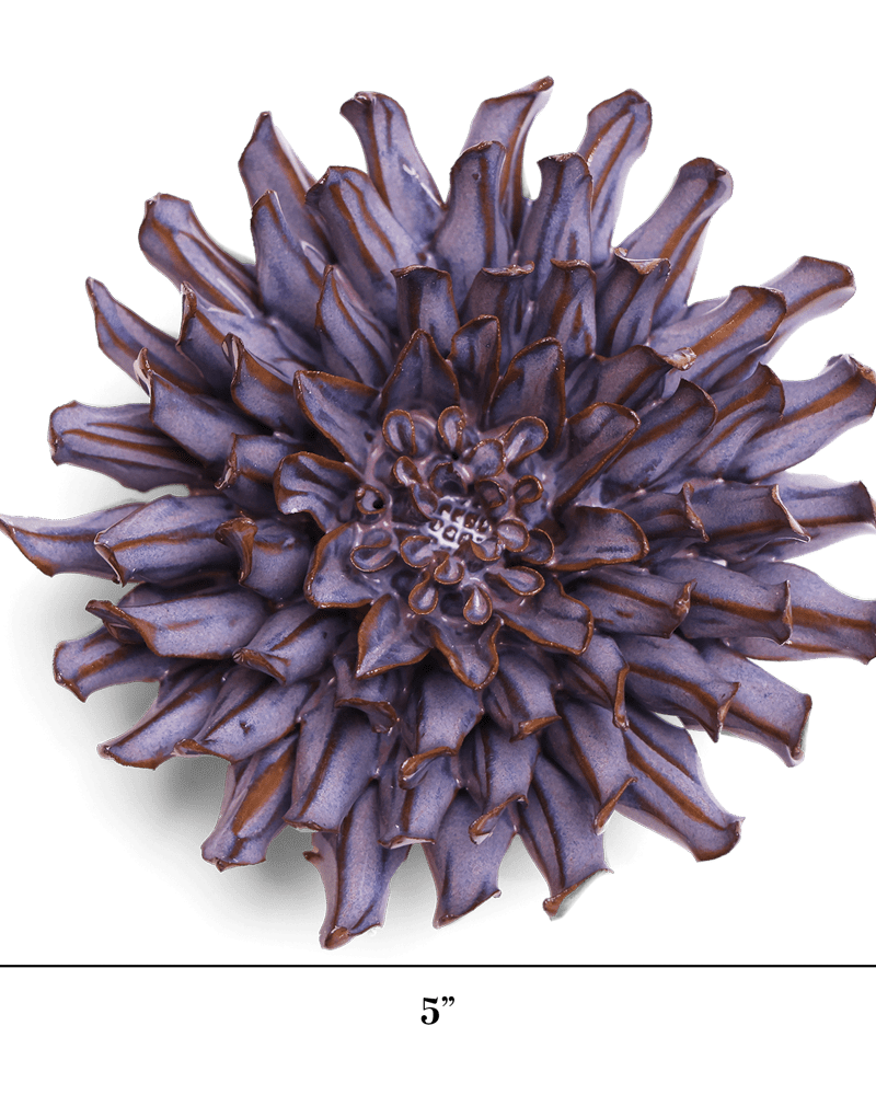 Japan Ceramic Flower Lilac Spider Mum - Chive UK Wholesale