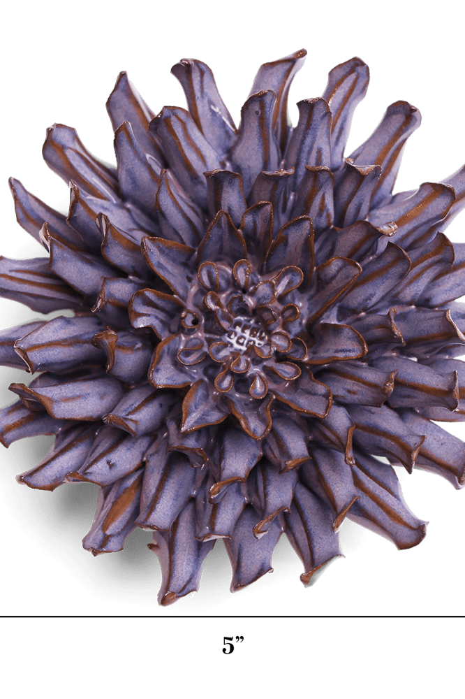 Japan Ceramic Flower Lilac Spider Mum - Chive UK Wholesale