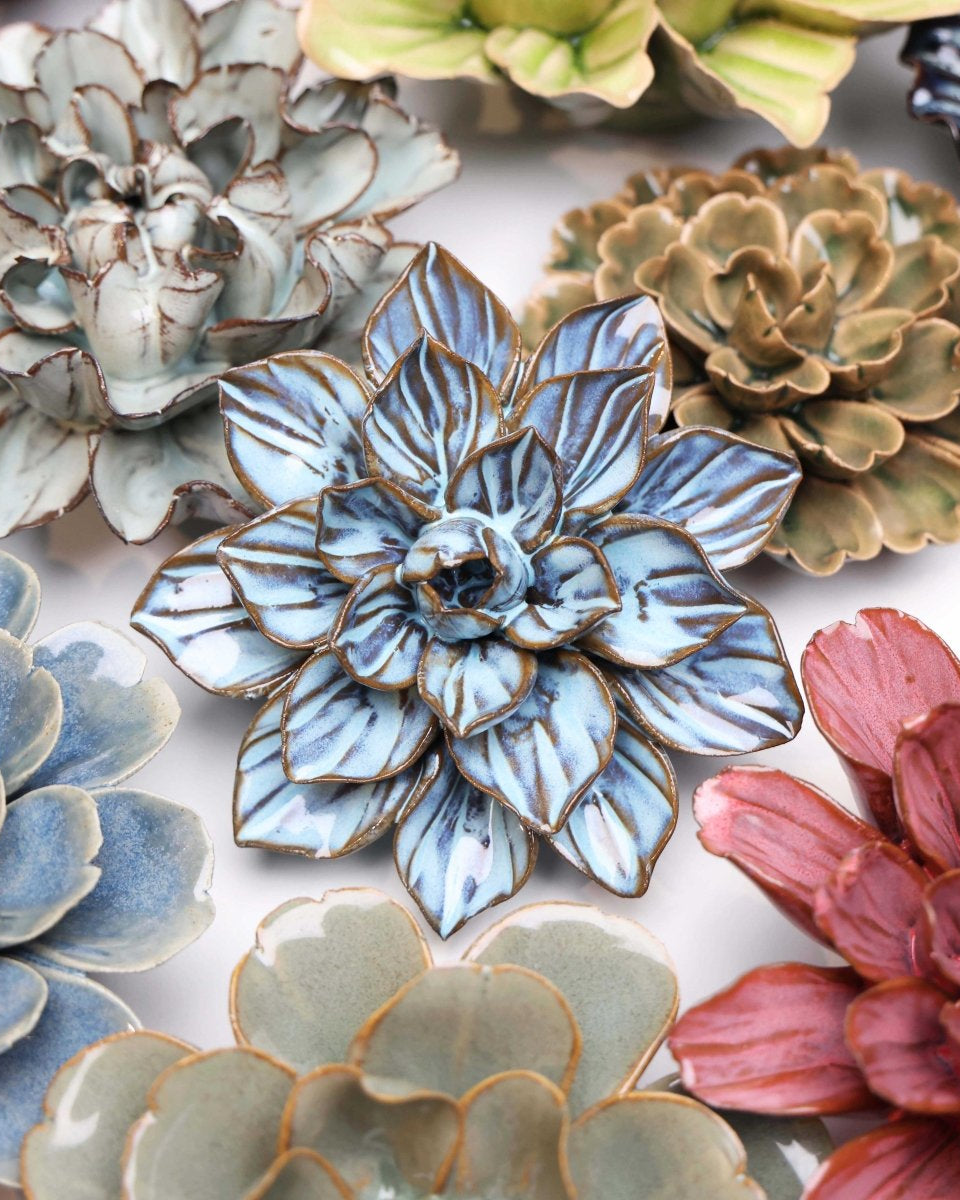 Japan Ceramic Flower Blue Aster - Chive UK Wholesale