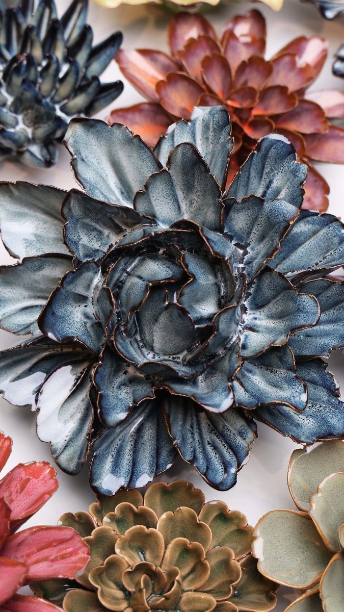 JA12 Navy Sorbet Peony - Chive UK Wholesale