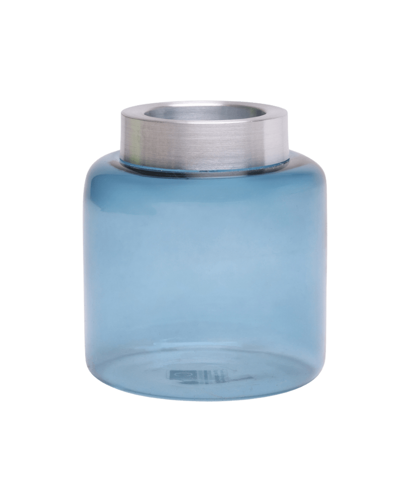 Jar Glass Modern Flower Vase - Chive UK Wholesale