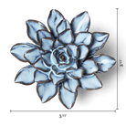 Japan Ceramic Flower Blue Brown Aster - Chive UK Wholesale