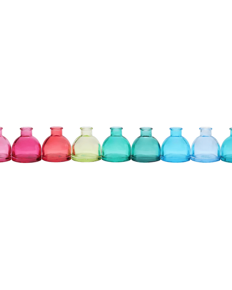 Loft Glass Bud Vase Jewel Tone 10pc Kits - Chive UK Wholesale