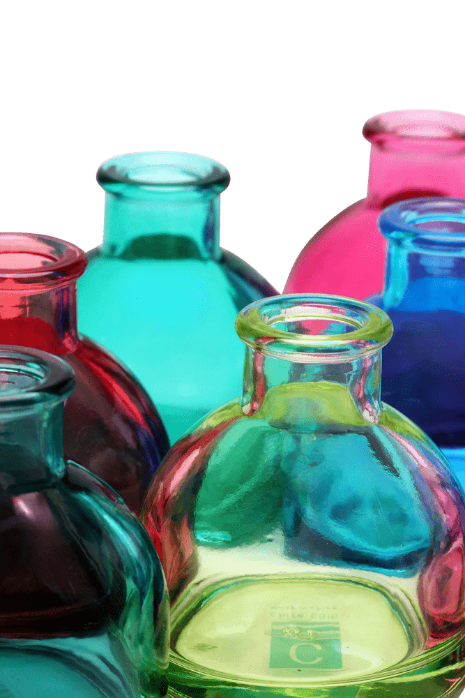 Loft Glass Bud Vase Jewel Tone 10pc Kits - Chive UK Wholesale
